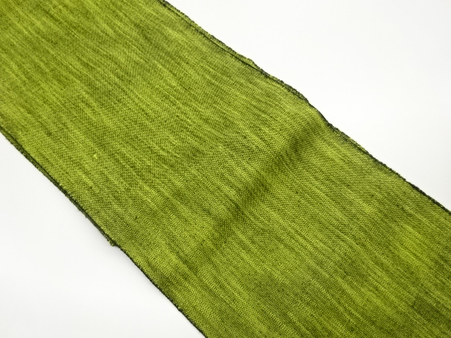 JAPANESE NAGOYA OBI / MAWATA TSUMUGI / WEAVE PATTERN